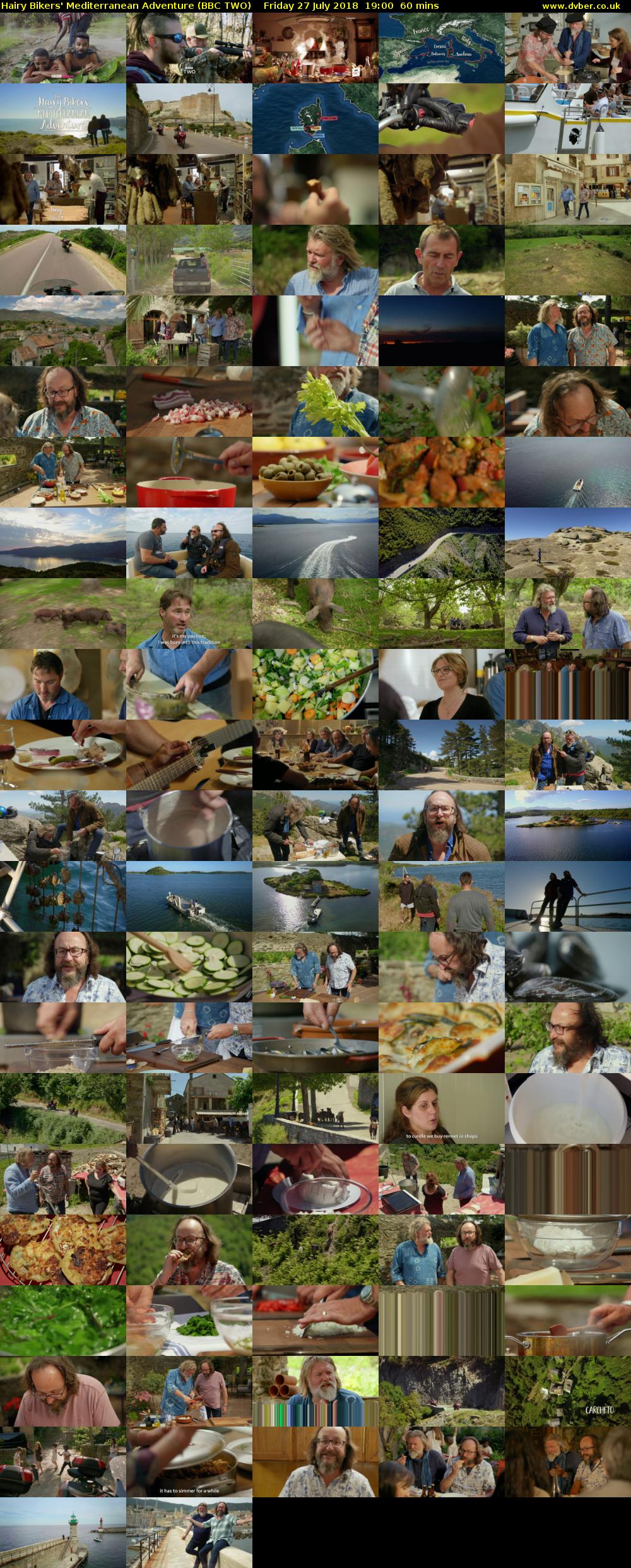 Hairy Bikers' Mediterranean Adventure (BBC TWO) Friday 27 July 2018 19:00 - 20:00