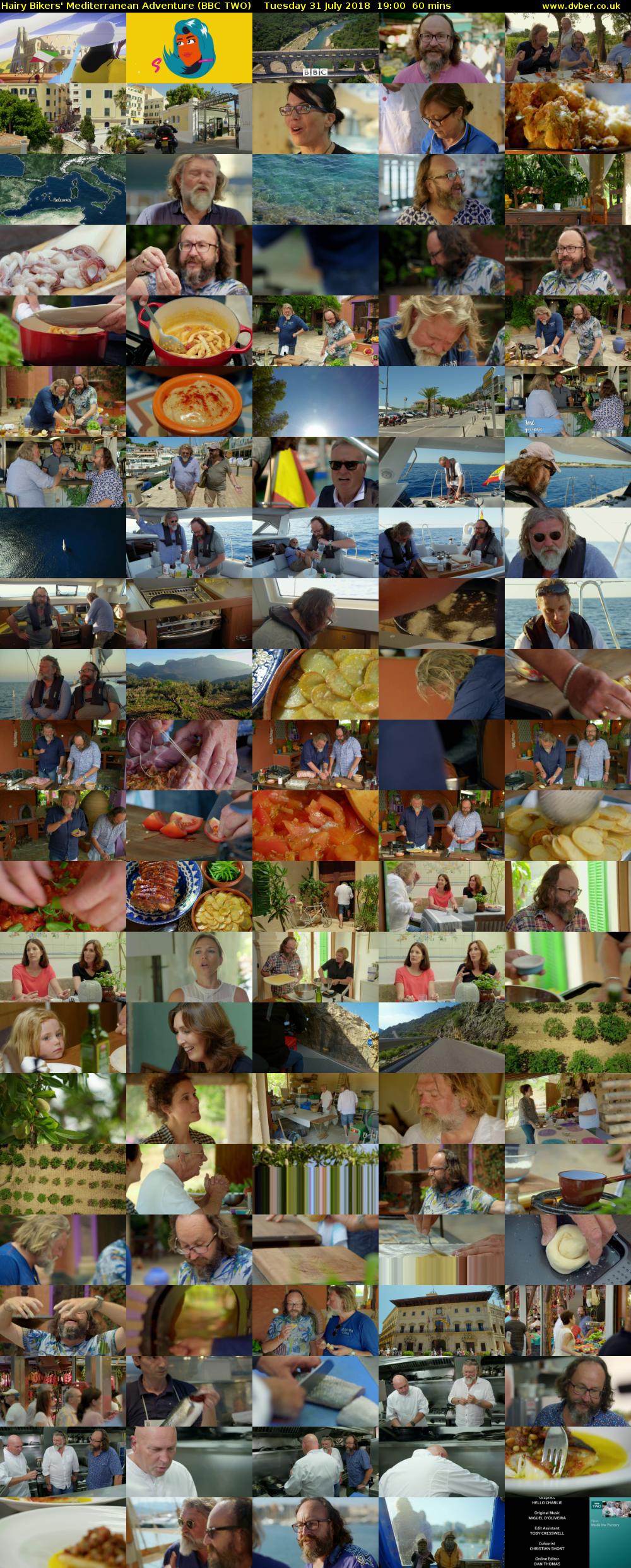Hairy Bikers' Mediterranean Adventure (BBC TWO) Tuesday 31 July 2018 19:00 - 20:00