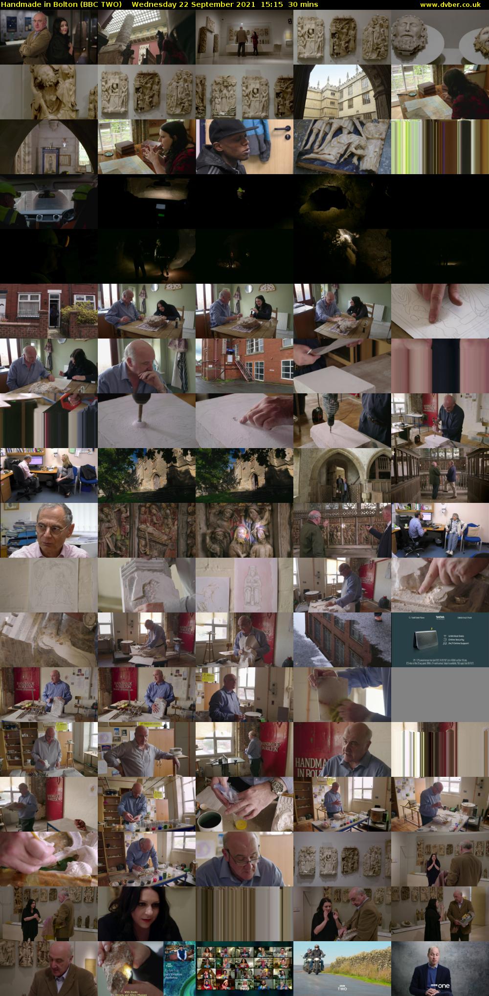 Handmade in Bolton (BBC TWO) Wednesday 22 September 2021 15:15 - 15:45