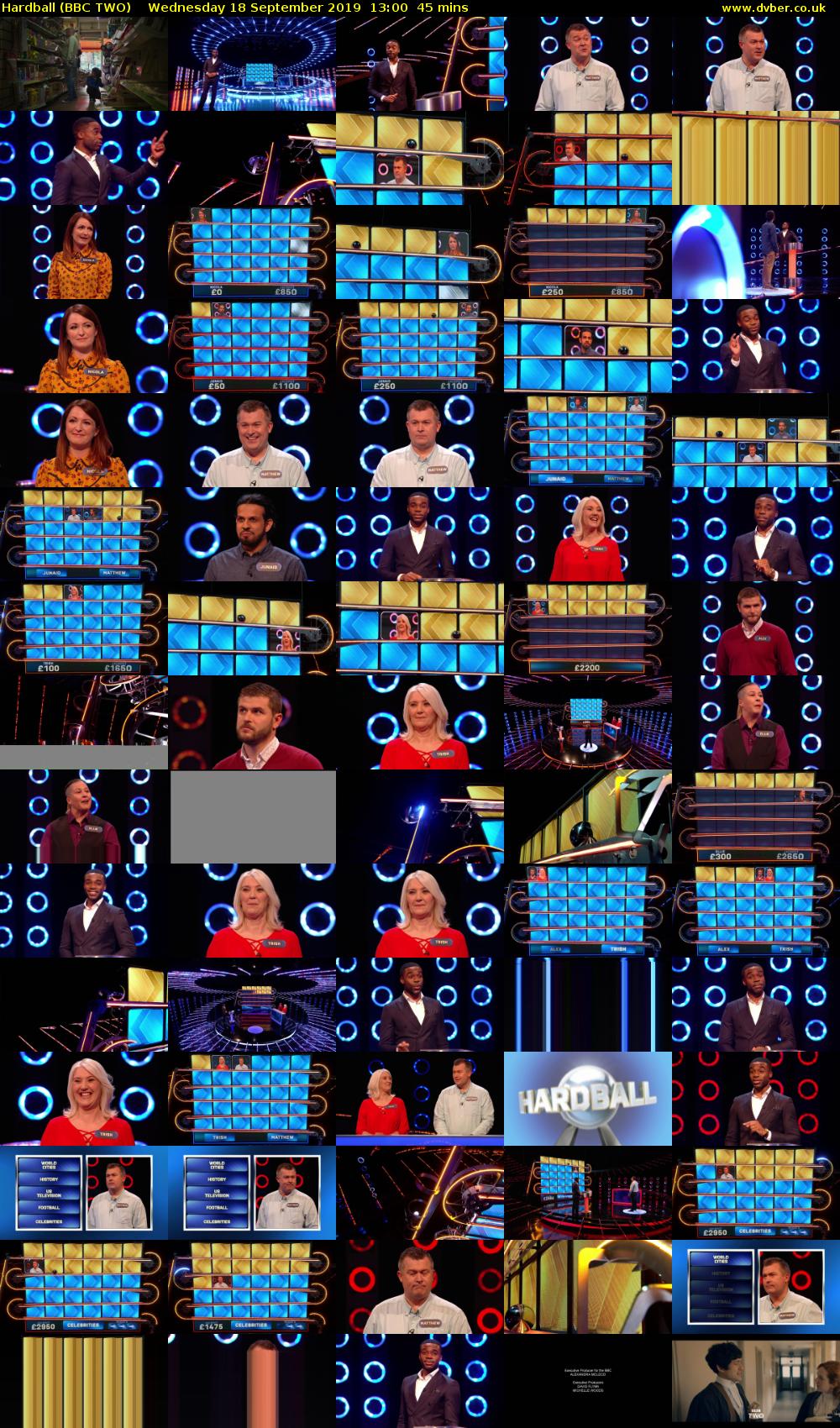 Hardball (BBC TWO) Wednesday 18 September 2019 13:00 - 13:45