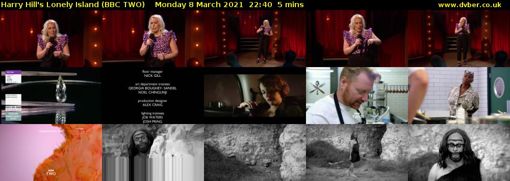 Harry Hill's Lonely Island (BBC TWO) Monday 8 March 2021 22:40 - 22:45