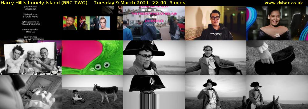 Harry Hill's Lonely Island (BBC TWO) Tuesday 9 March 2021 22:40 - 22:45