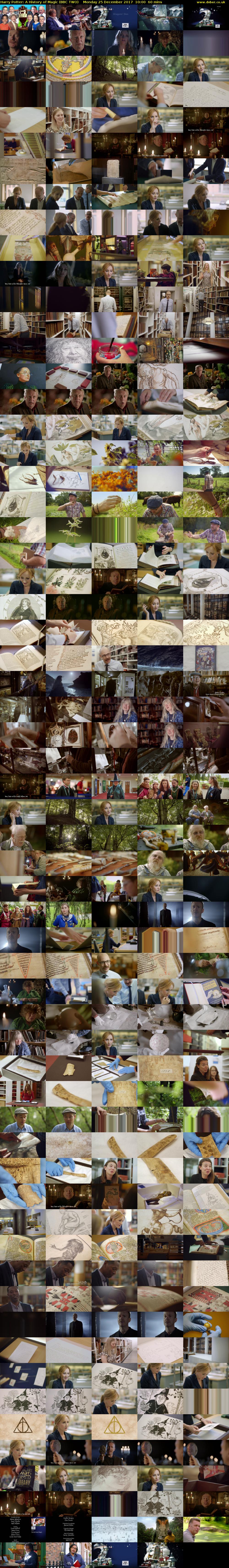 Harry Potter: A History of Magic (BBC TWO) Monday 25 December 2017 10:00 - 11:00