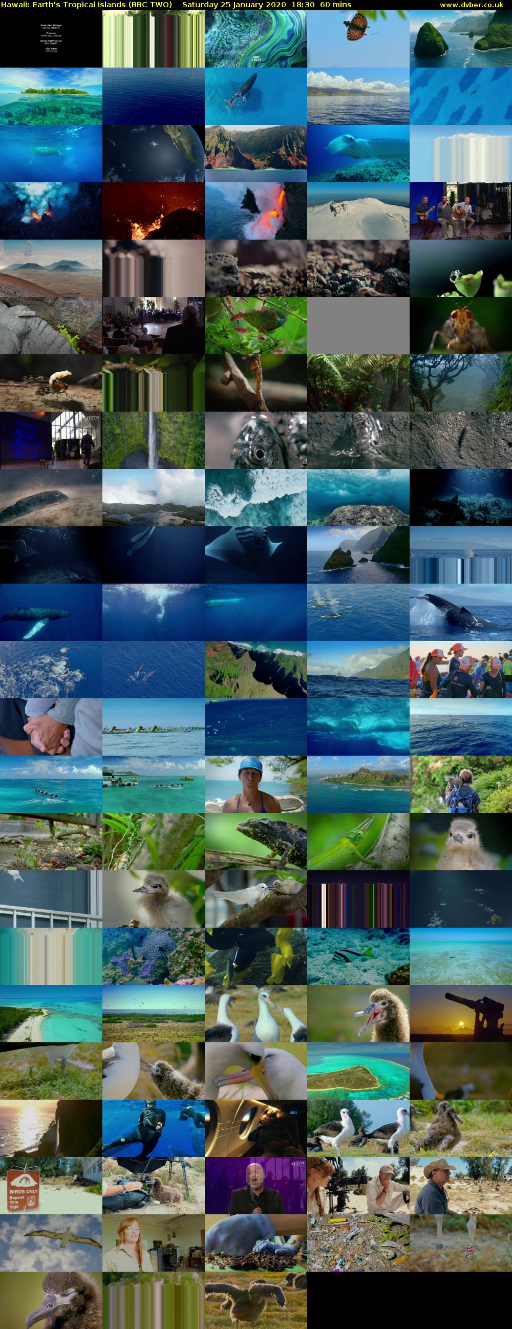 Hawaii: Earth's Tropical Islands (BBC TWO) Saturday 25 January 2020 18:30 - 19:30