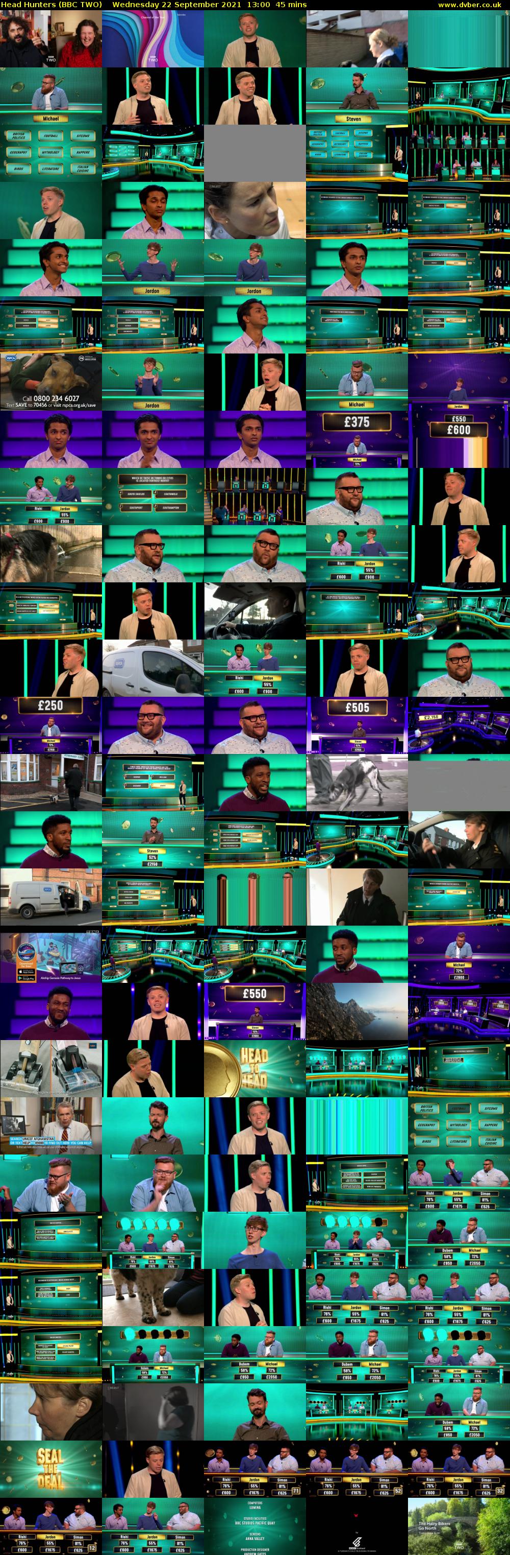 Head Hunters (BBC TWO) Wednesday 22 September 2021 13:00 - 13:45