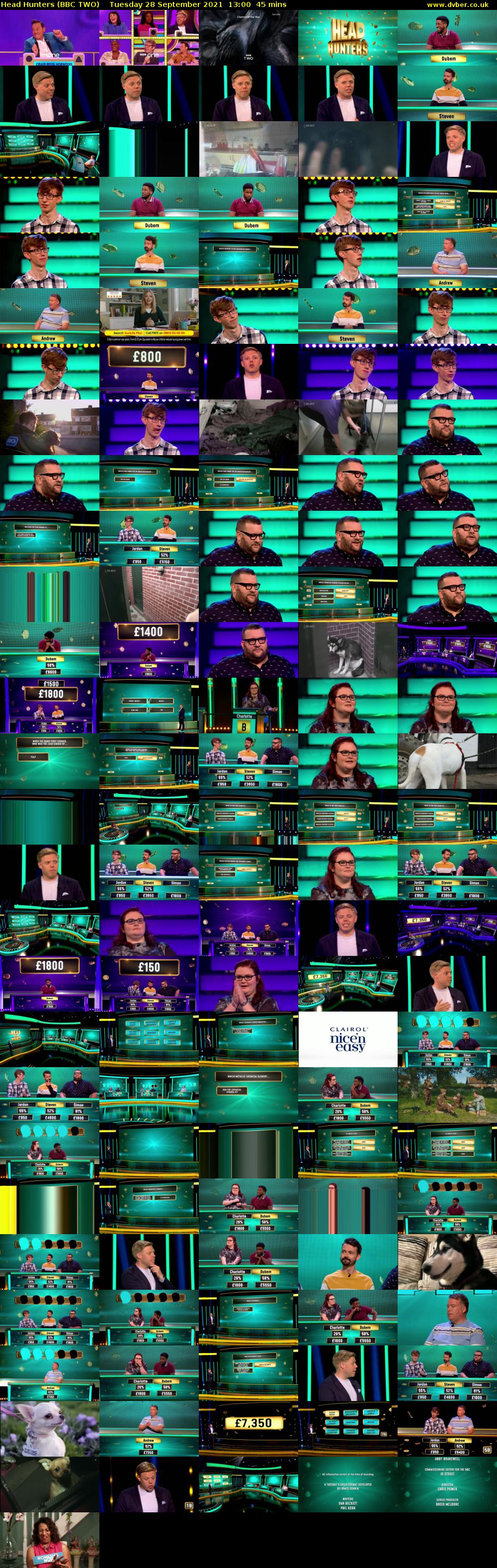 Head Hunters (BBC TWO) Tuesday 28 September 2021 13:00 - 13:45