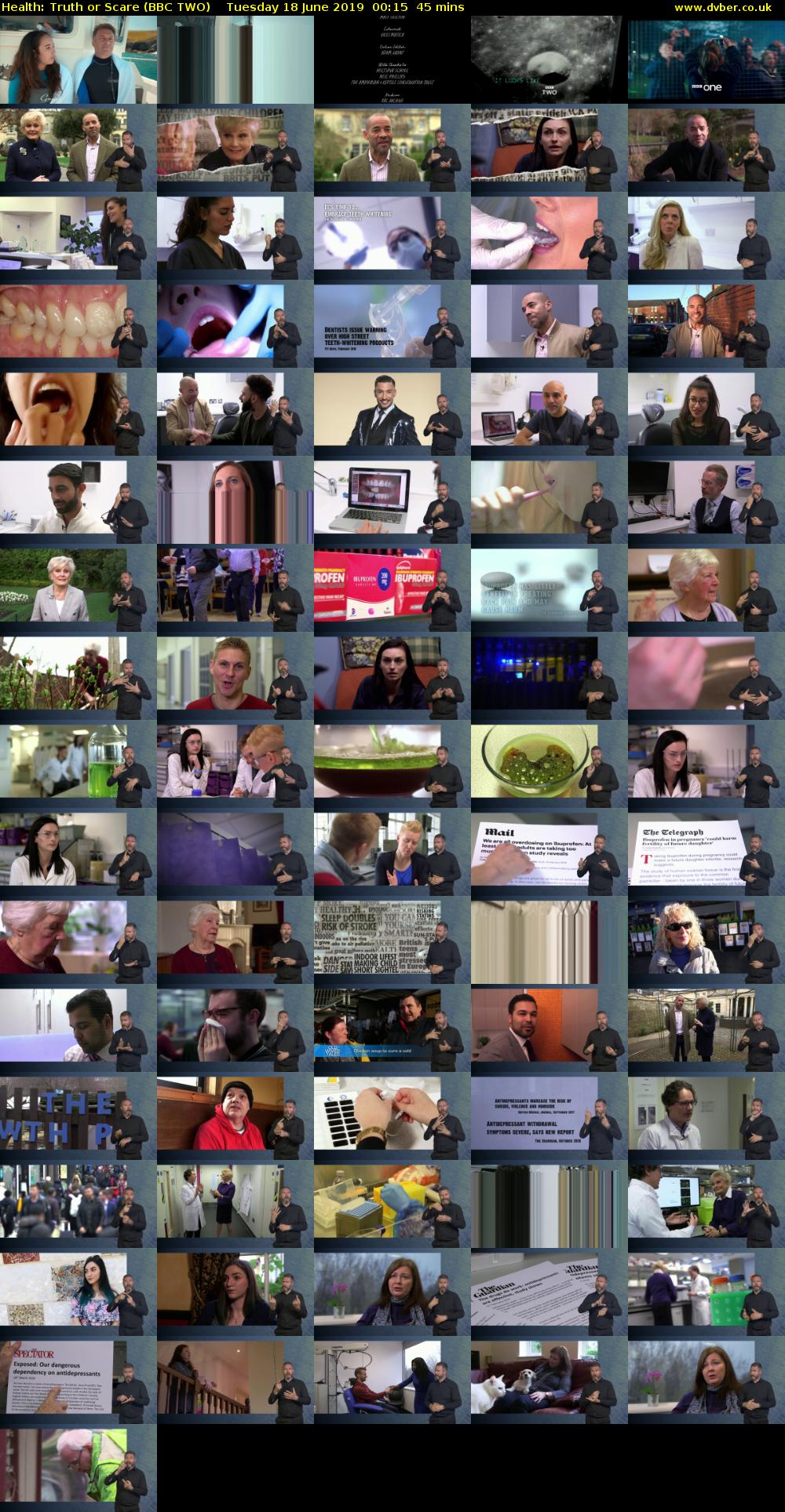 Health: Truth or Scare (BBC TWO) Tuesday 18 June 2019 00:15 - 01:00