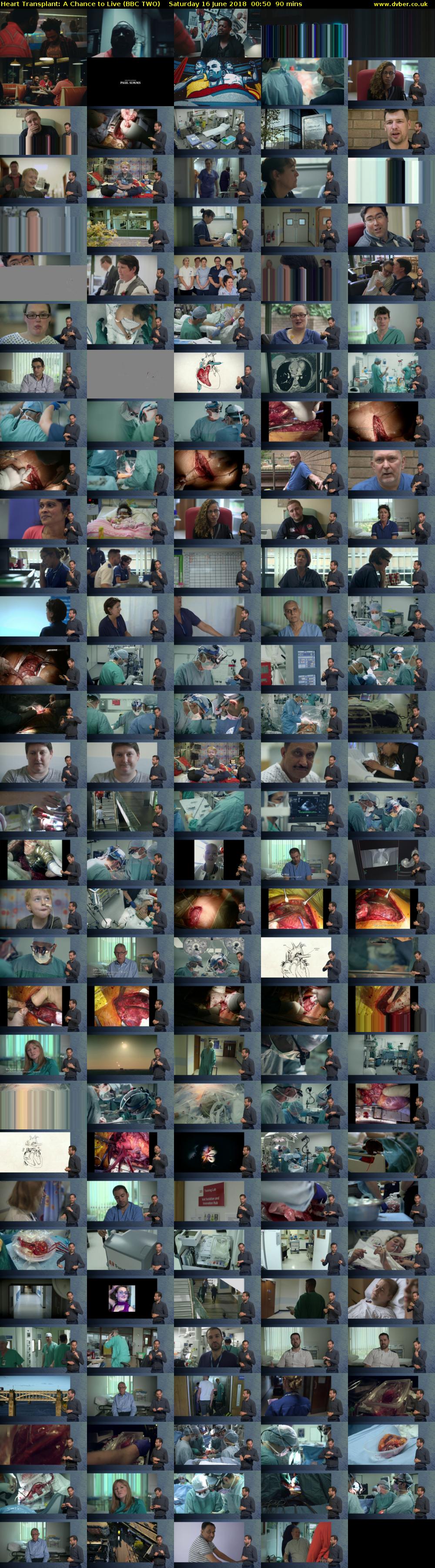 Heart Transplant: A Chance to Live (BBC TWO) Saturday 16 June 2018 00:50 - 02:20