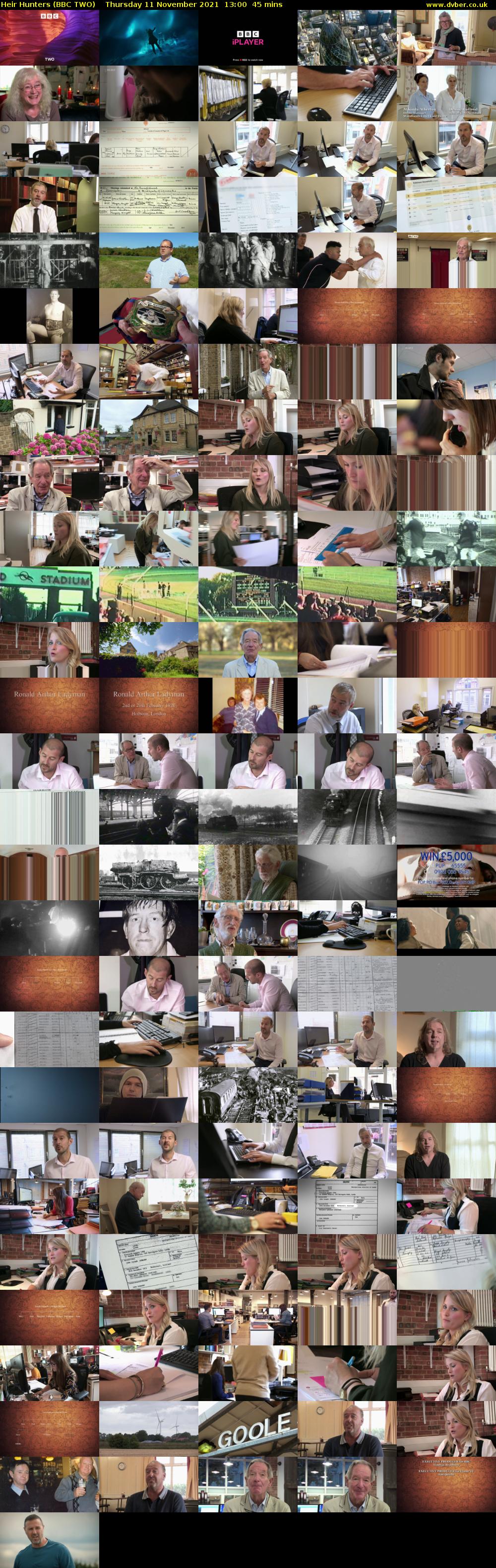 Heir Hunters (BBC TWO) Thursday 11 November 2021 13:00 - 13:45