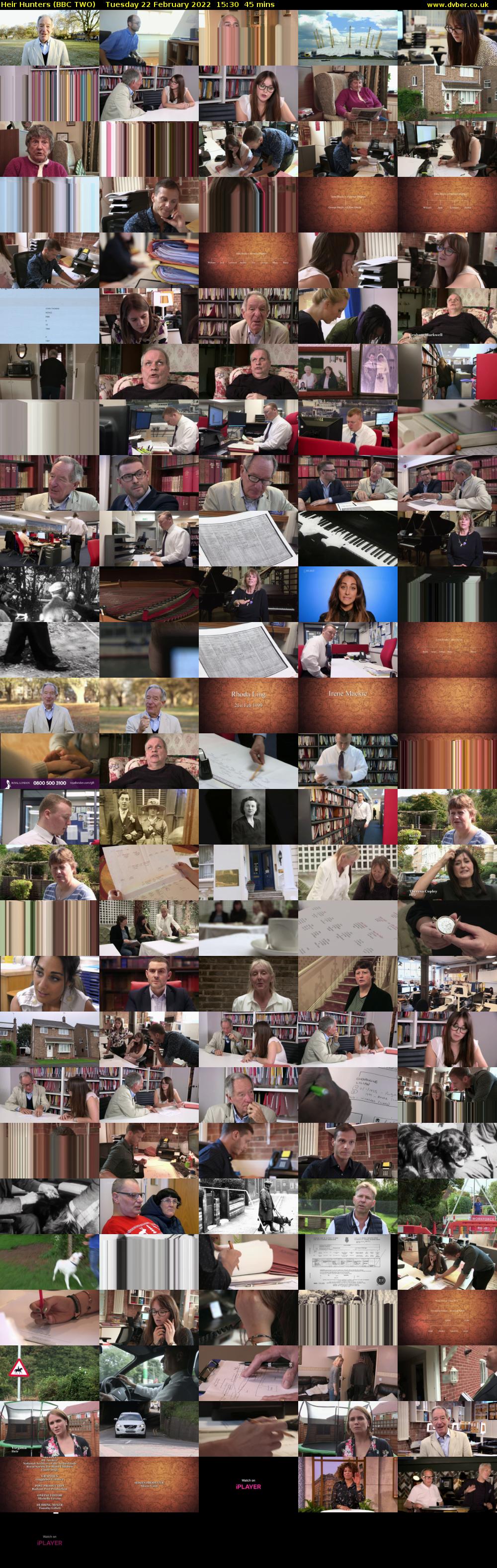 Heir Hunters (BBC TWO) Tuesday 22 February 2022 15:30 - 16:15