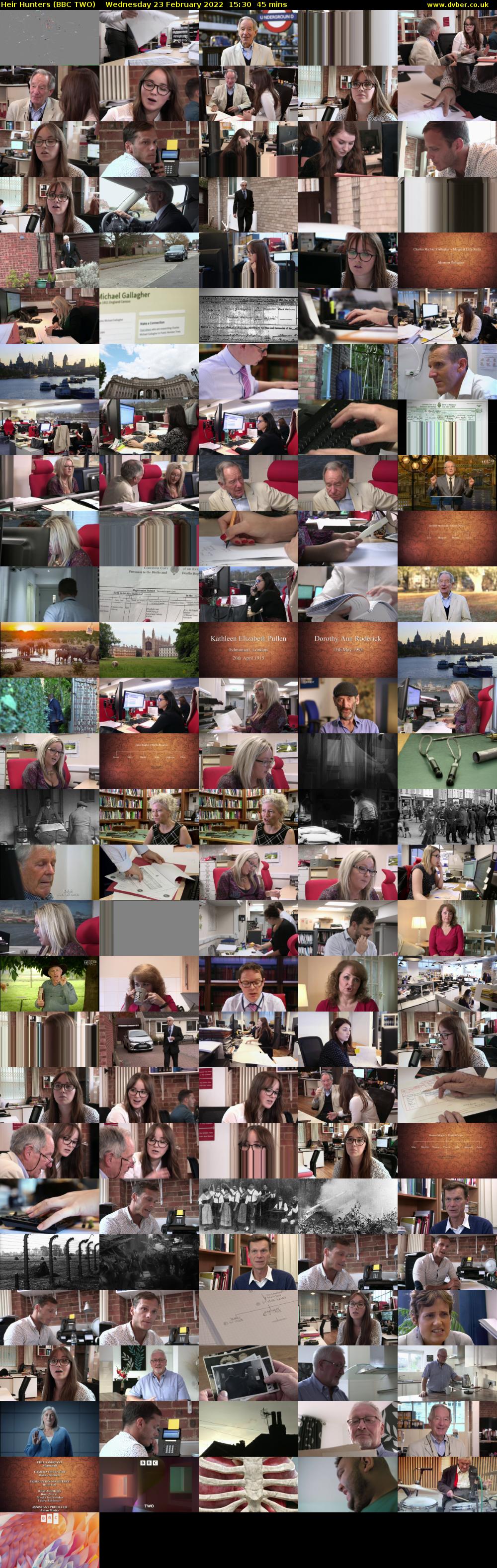 Heir Hunters (BBC TWO) Wednesday 23 February 2022 15:30 - 16:15