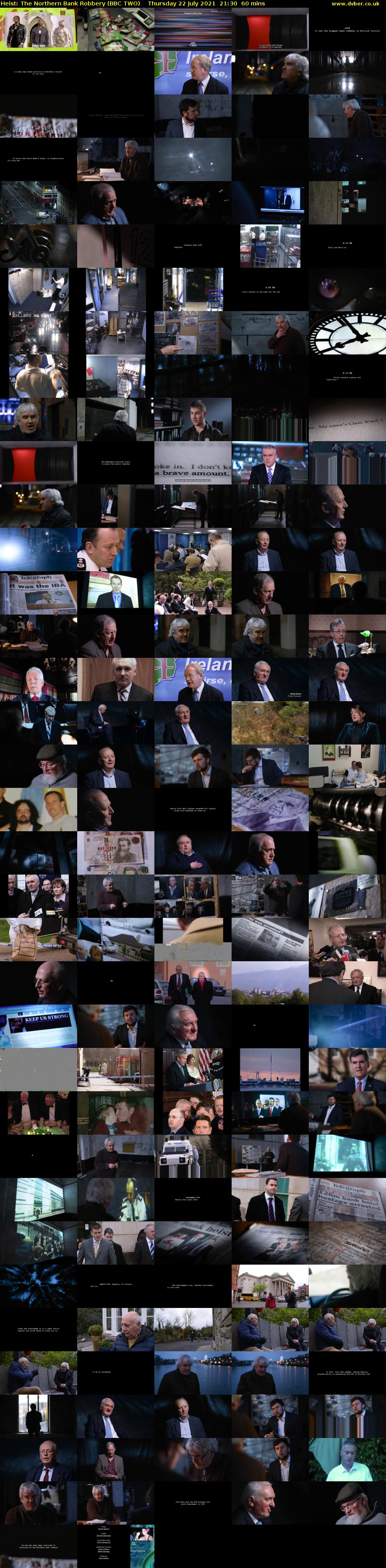 Heist: The Northern Bank Robbery (BBC TWO) Thursday 22 July 2021 21:30 - 22:30