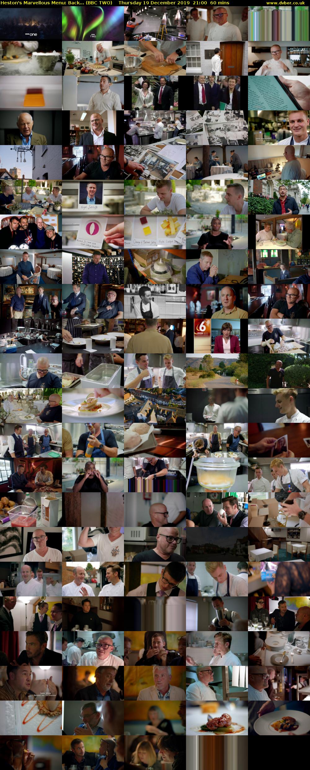 Heston's Marvellous Menu: Back... (BBC TWO) Thursday 19 December 2019 21:00 - 22:00