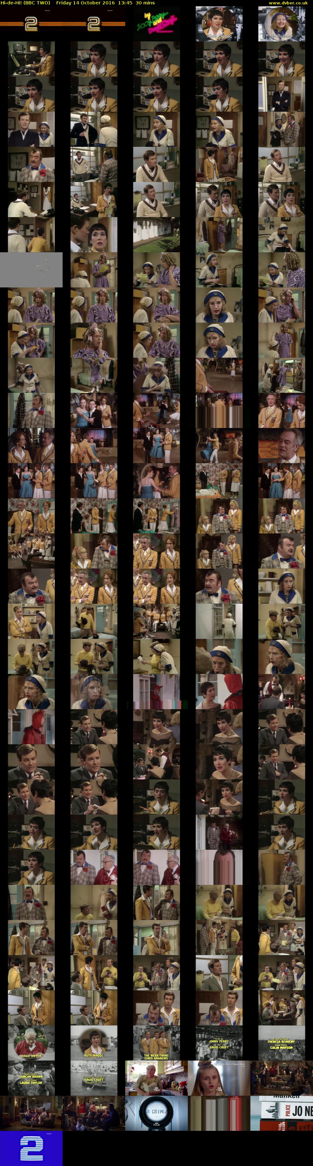 Hi-de-Hi! (BBC TWO) Friday 14 October 2016 13:45 - 14:15