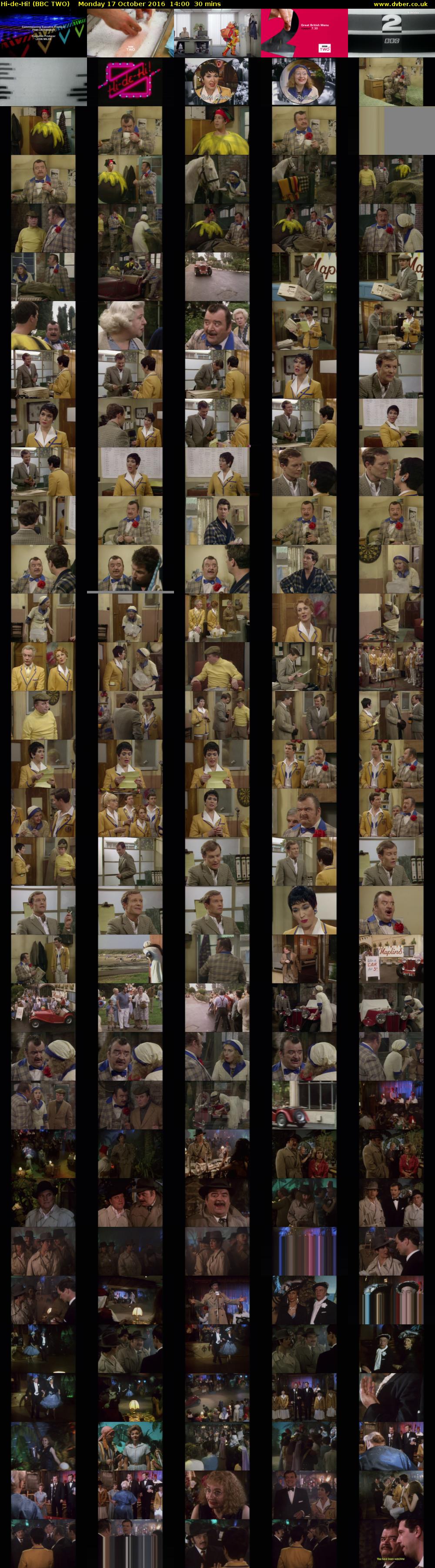 Hi-de-Hi! (BBC TWO) Monday 17 October 2016 14:00 - 14:30