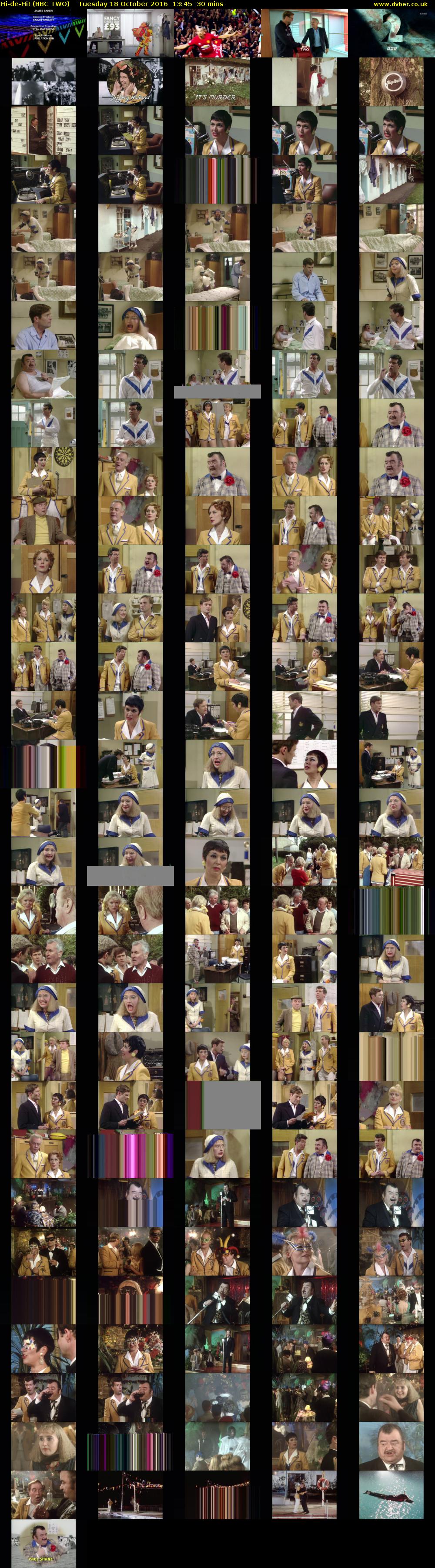 Hi-de-Hi! (BBC TWO) Tuesday 18 October 2016 13:45 - 14:15