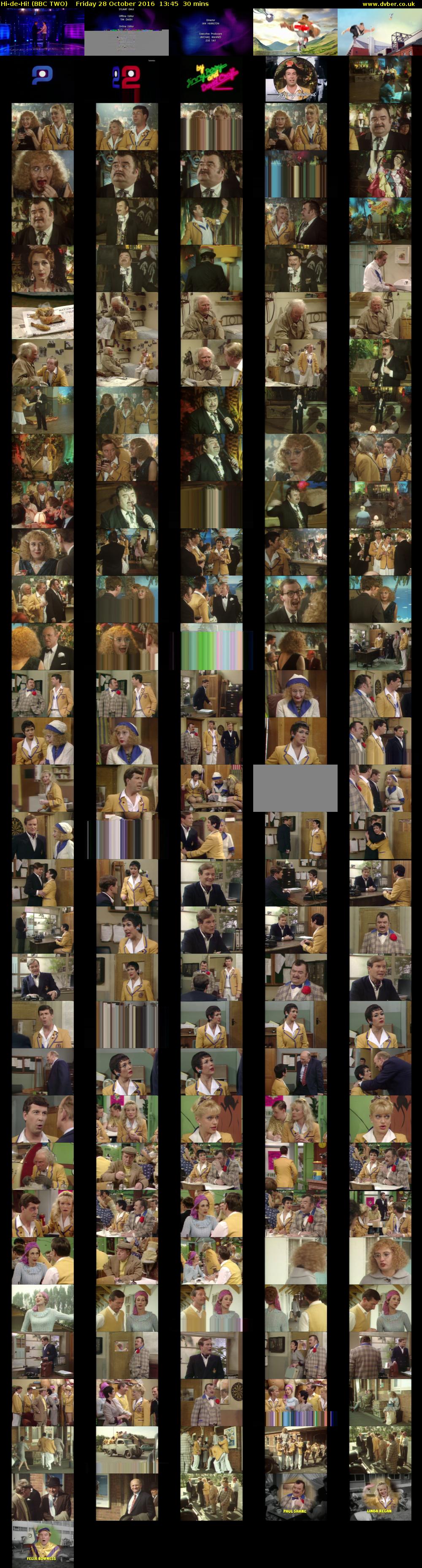 Hi-de-Hi! (BBC TWO) Friday 28 October 2016 13:45 - 14:15