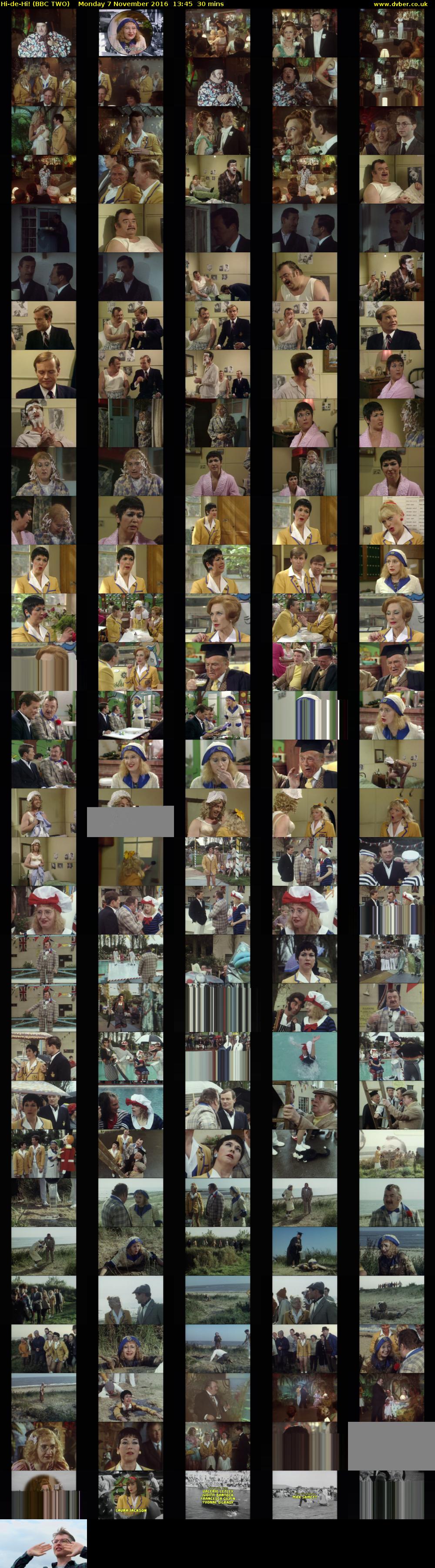 Hi-de-Hi! (BBC TWO) Monday 7 November 2016 13:45 - 14:15