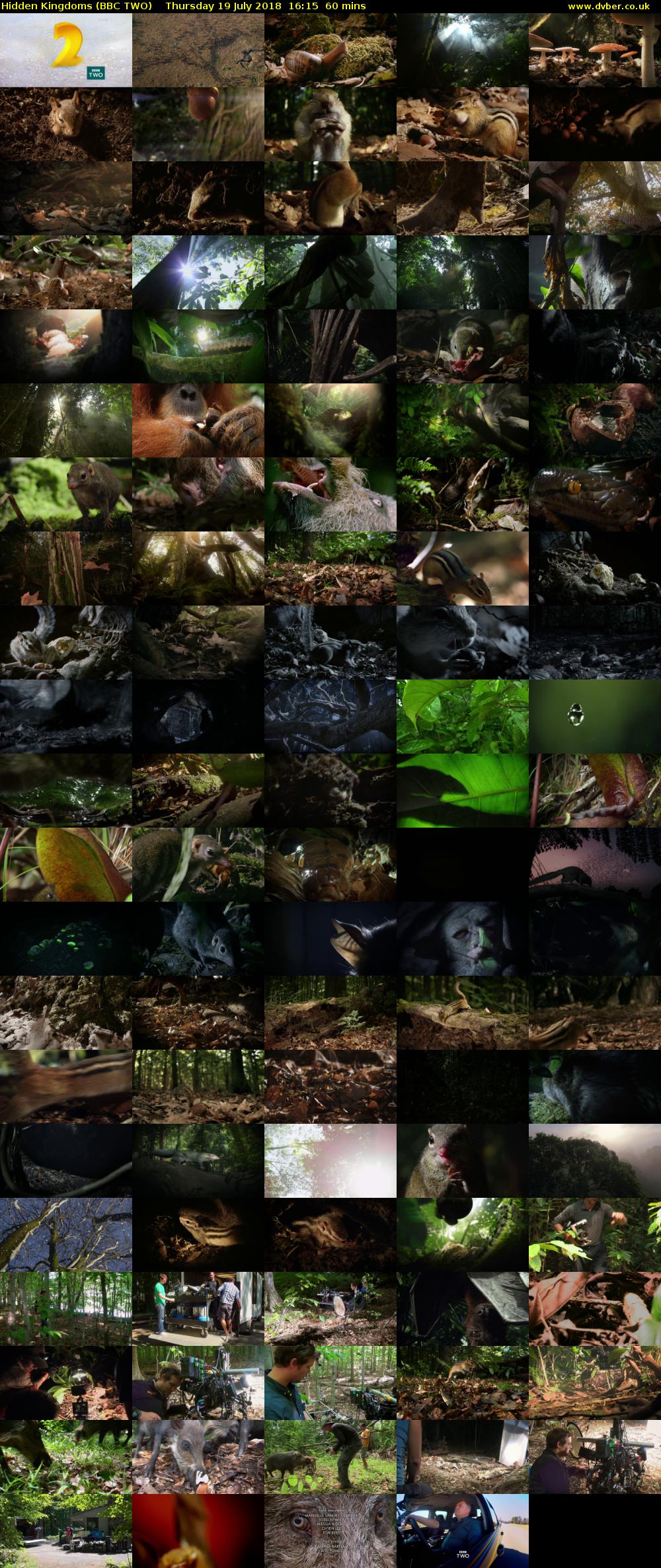 Hidden Kingdoms (BBC TWO) Thursday 19 July 2018 16:15 - 17:15