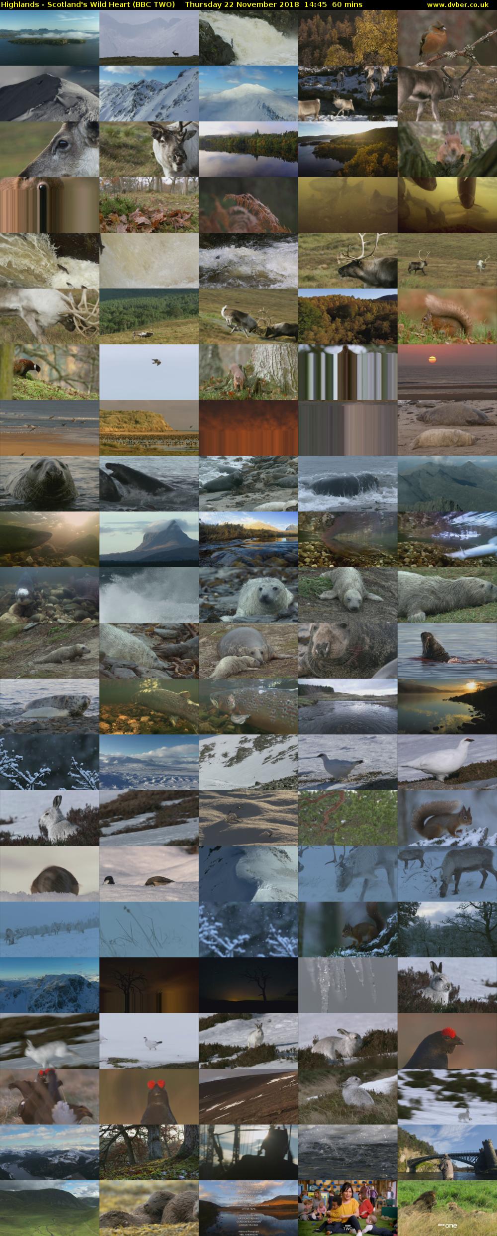 Highlands - Scotland's Wild Heart (BBC TWO) Thursday 22 November 2018 14:45 - 15:45
