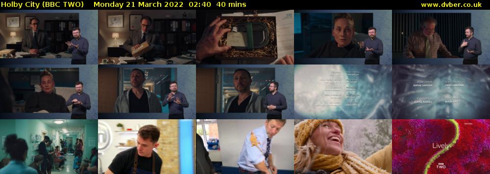 Holby City (BBC TWO) Monday 21 March 2022 02:40 - 03:20