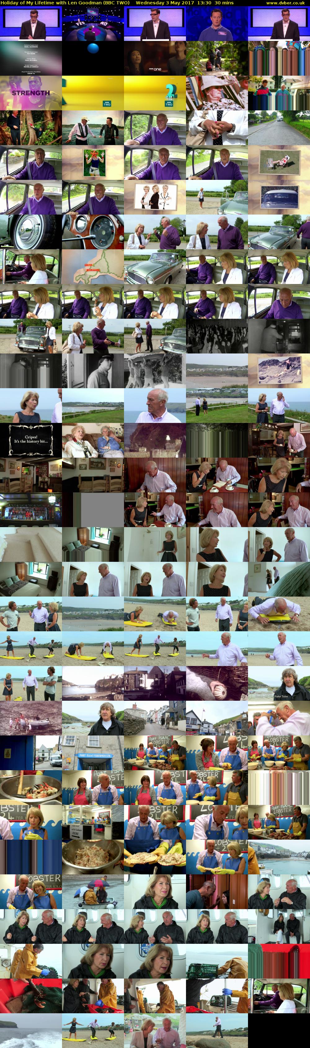 Holiday of My Lifetime with Len Goodman (BBC TWO) Wednesday 3 May 2017 13:30 - 14:00
