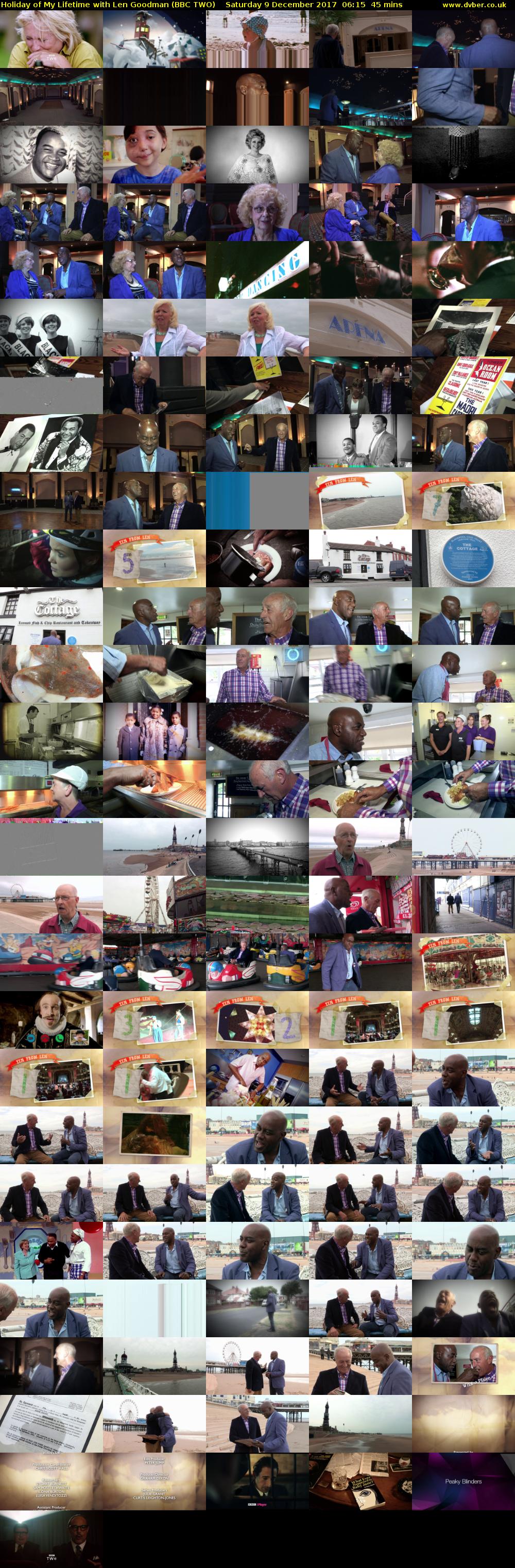 Holiday of My Lifetime with Len Goodman (BBC TWO) Saturday 9 December 2017 06:15 - 07:00