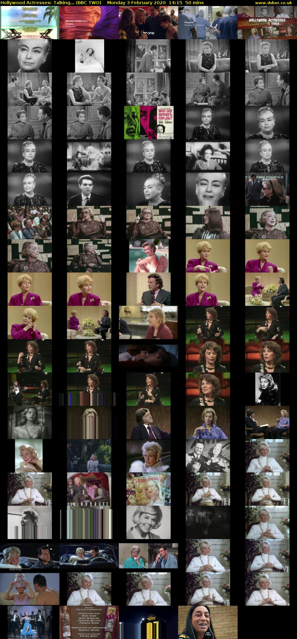 Hollywood Actresses: Talking... (BBC TWO) Monday 3 February 2020 14:15 - 15:05