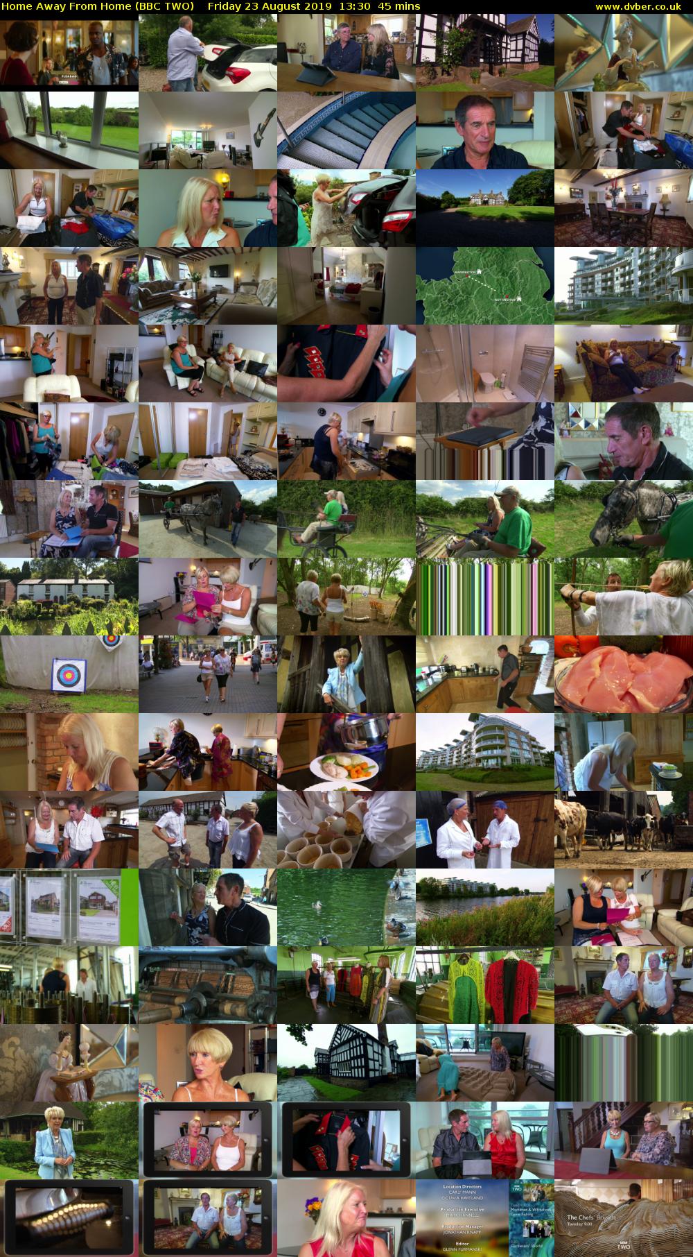 Home Away From Home (BBC TWO) Friday 23 August 2019 13:30 - 14:15