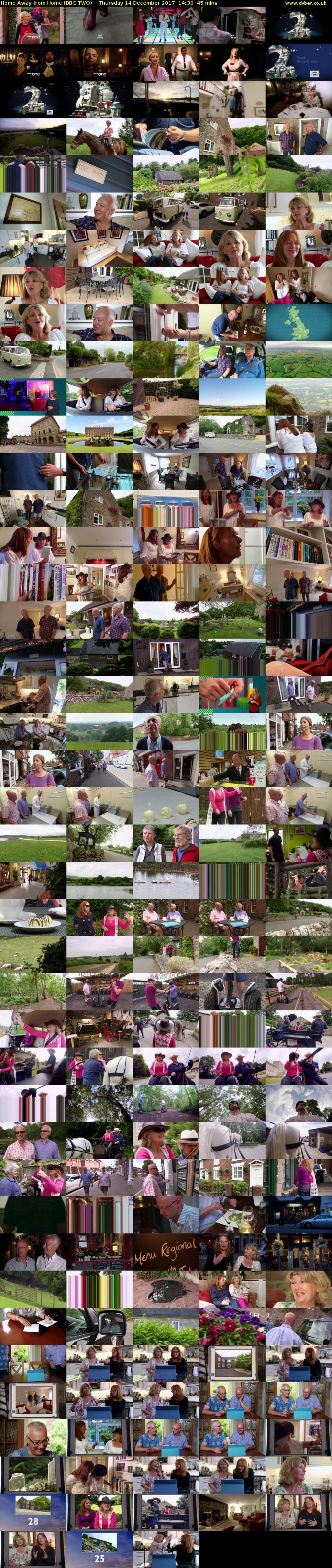 Home Away from Home (BBC TWO) Thursday 14 December 2017 14:30 - 15:15