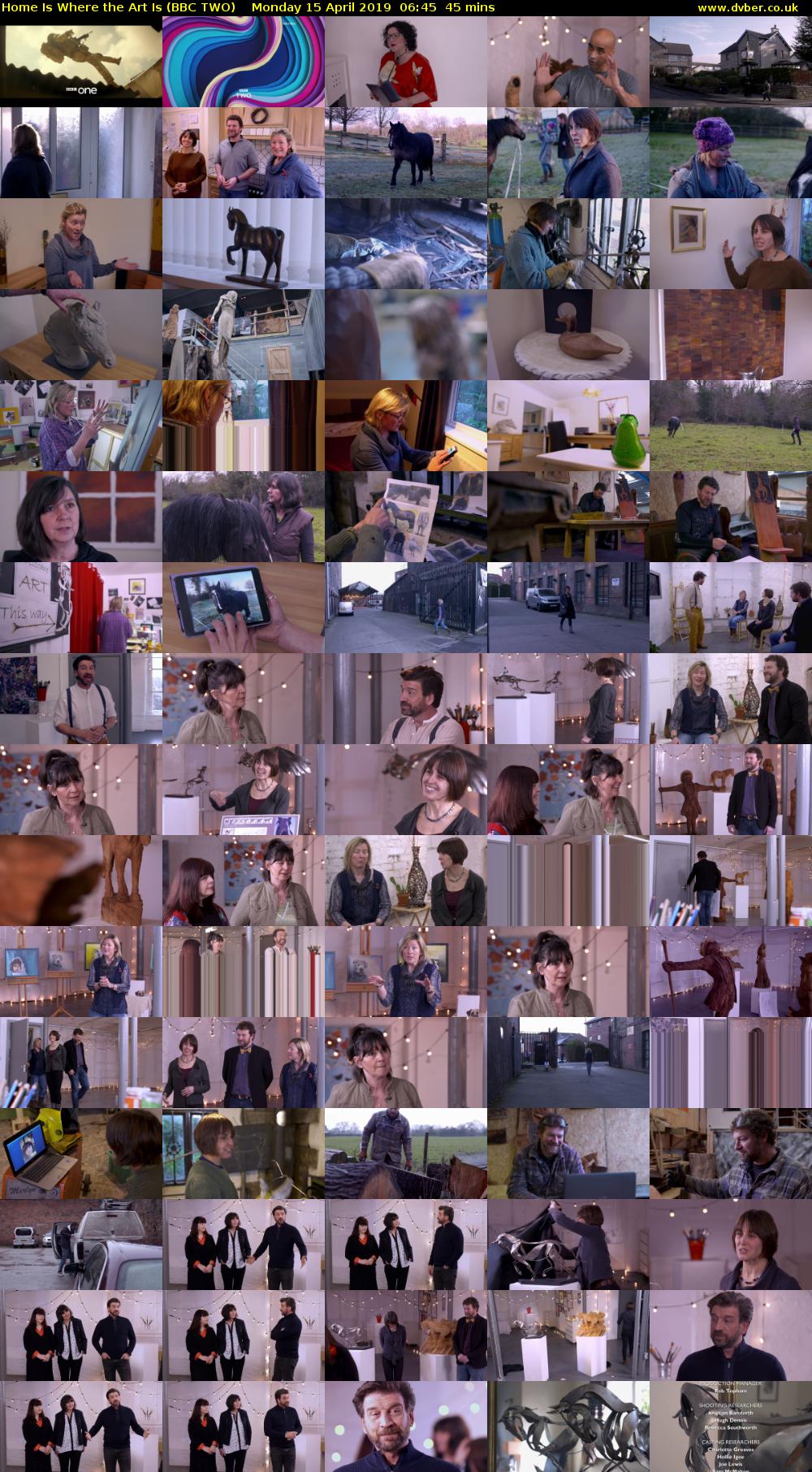 Home Is Where the Art Is (BBC TWO) Monday 15 April 2019 06:45 - 07:30