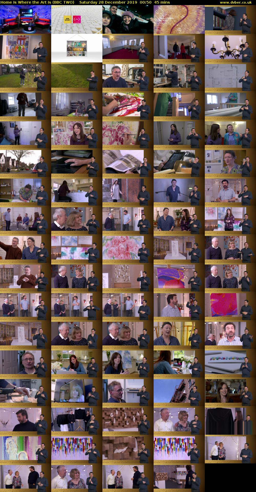 Home Is Where the Art Is (BBC TWO) Saturday 28 December 2019 00:50 - 01:35