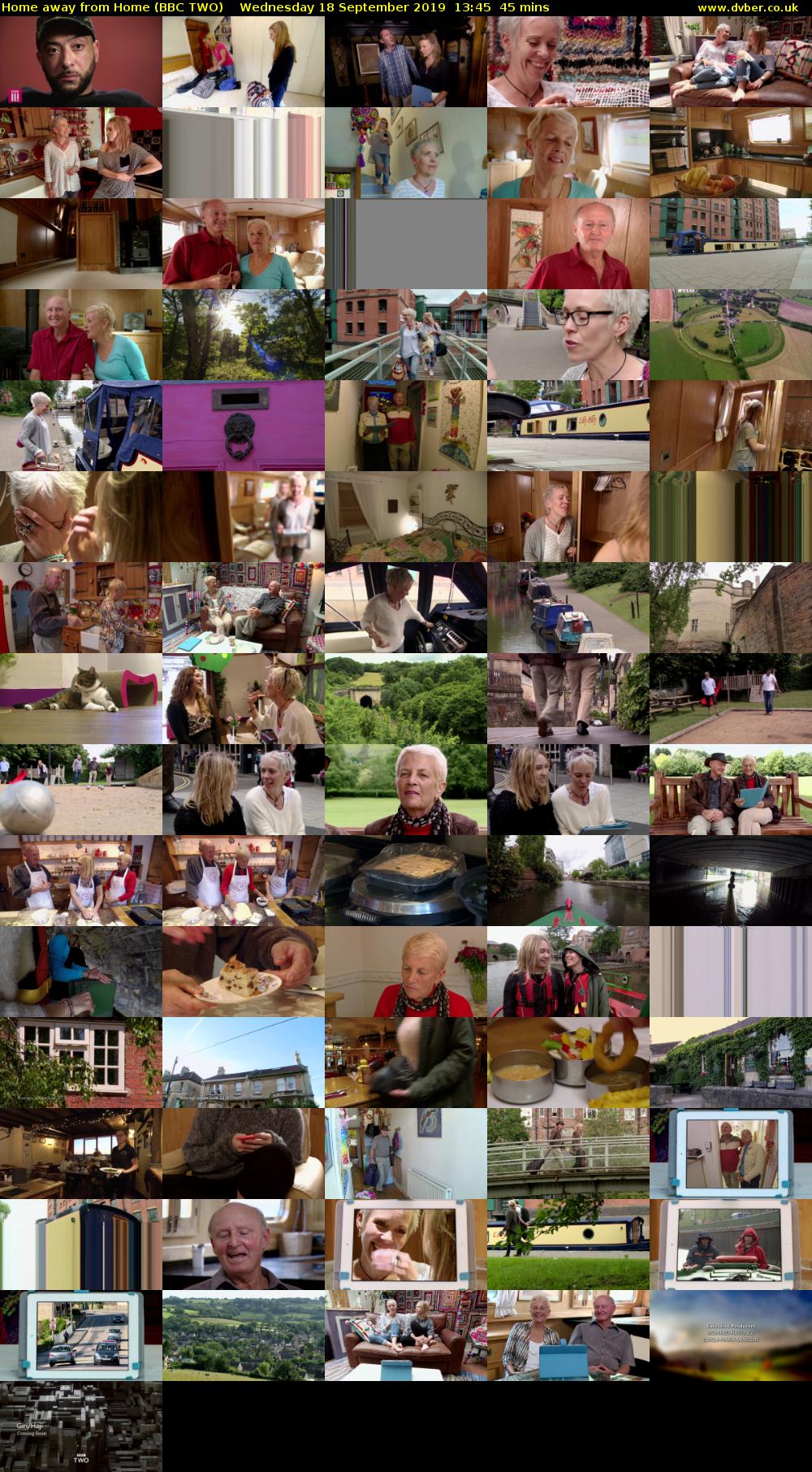 Home away from Home (BBC TWO) Wednesday 18 September 2019 13:45 - 14:30