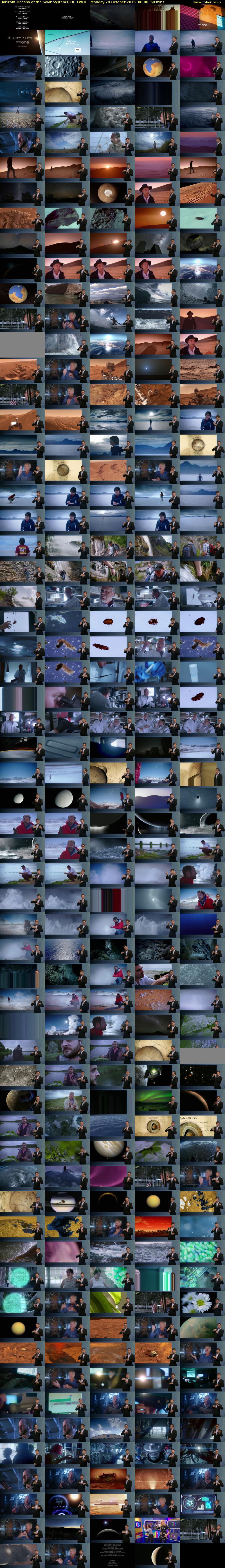 Horizon: Oceans of the Solar System (BBC TWO) Monday 24 October 2016 08:00 - 09:00