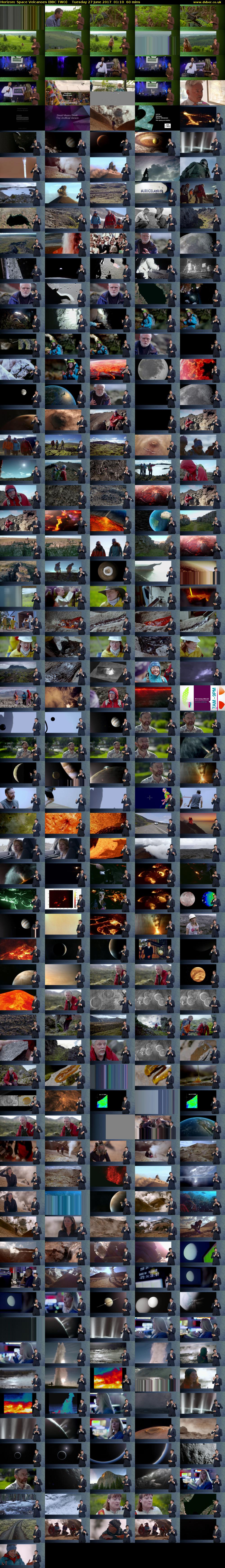 Horizon: Space Volcanoes (BBC TWO) Tuesday 27 June 2017 01:10 - 02:10