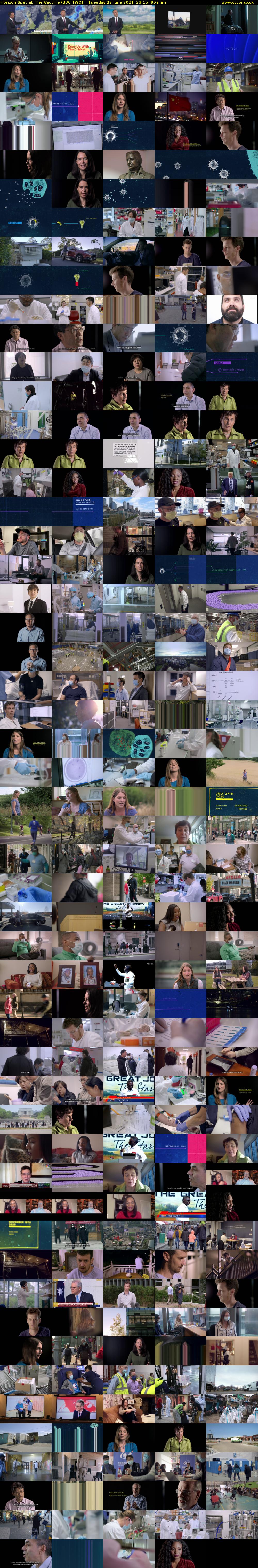 Horizon Special: The Vaccine (BBC TWO) Tuesday 22 June 2021 23:15 - 00:45