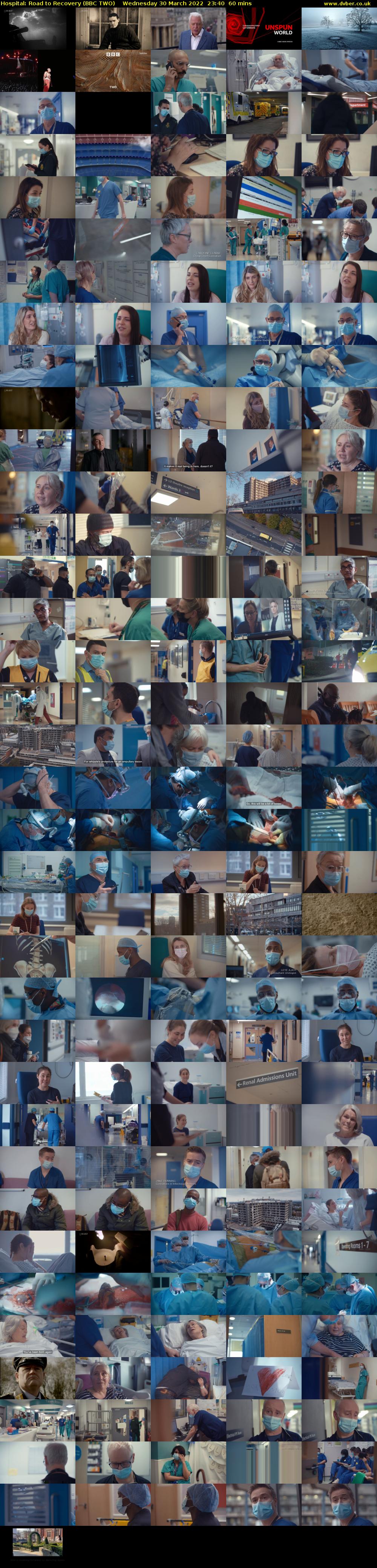 Hospital: Road to Recovery (BBC TWO) Wednesday 30 March 2022 23:40 - 00:40