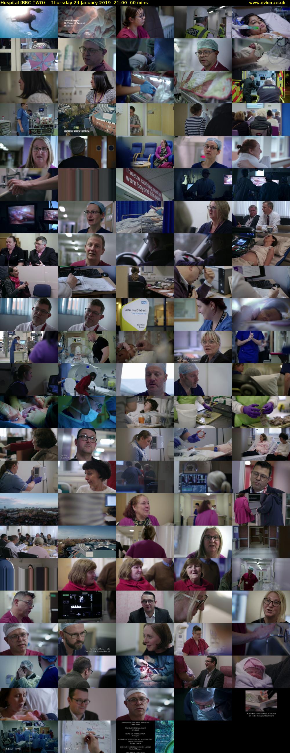 Hospital (BBC TWO) Thursday 24 January 2019 21:00 - 22:00