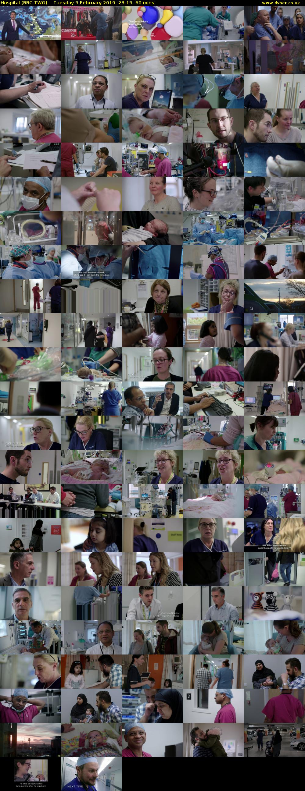 Hospital (BBC TWO) Tuesday 5 February 2019 23:15 - 00:15