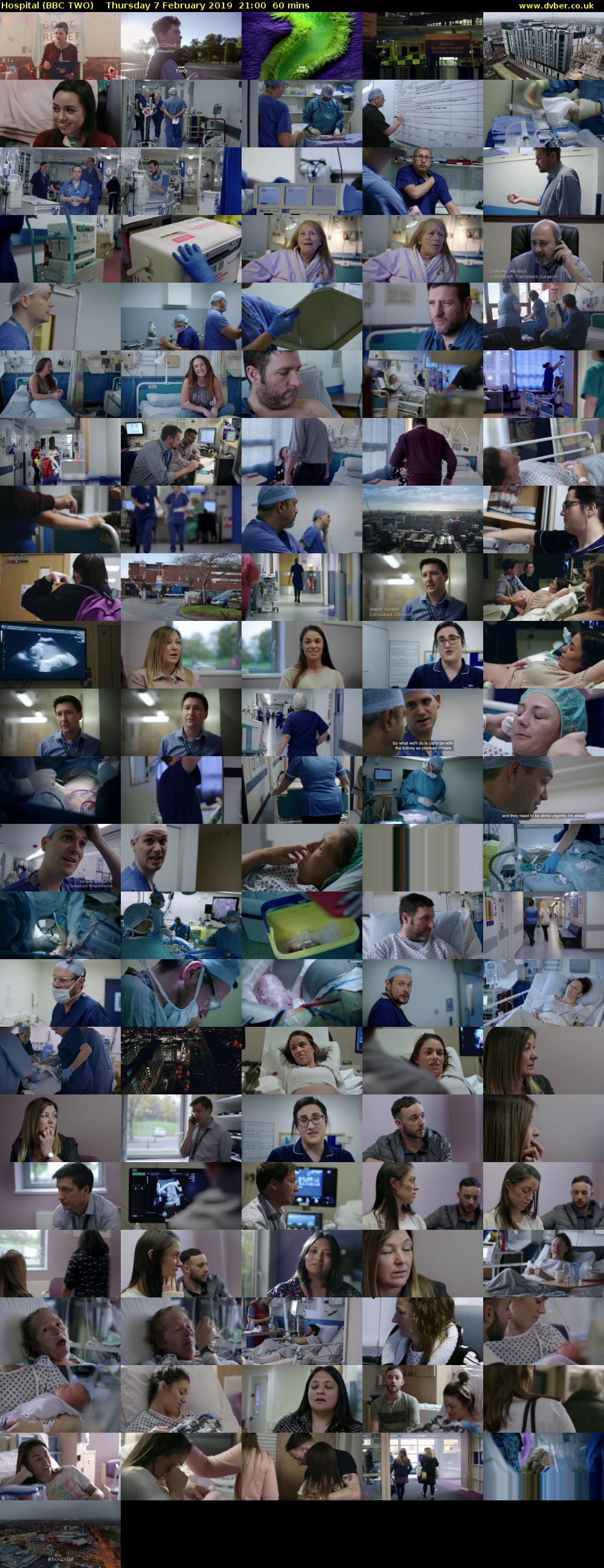 Hospital (BBC TWO) Thursday 7 February 2019 21:00 - 22:00