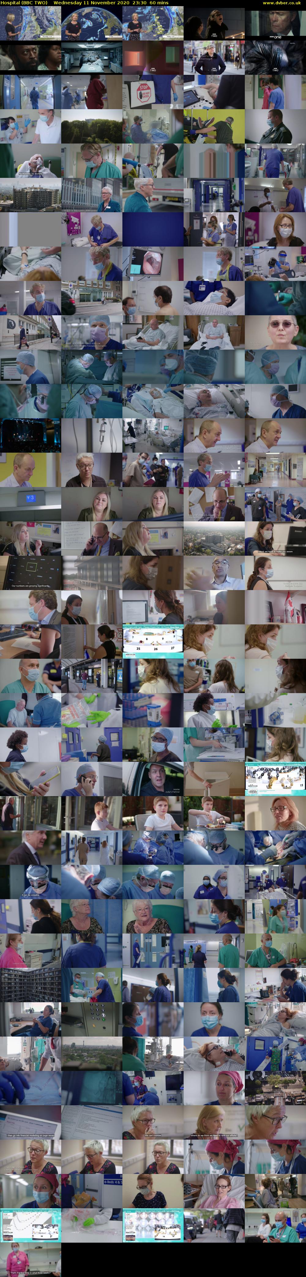 Hospital (BBC TWO) Wednesday 11 November 2020 23:30 - 00:30