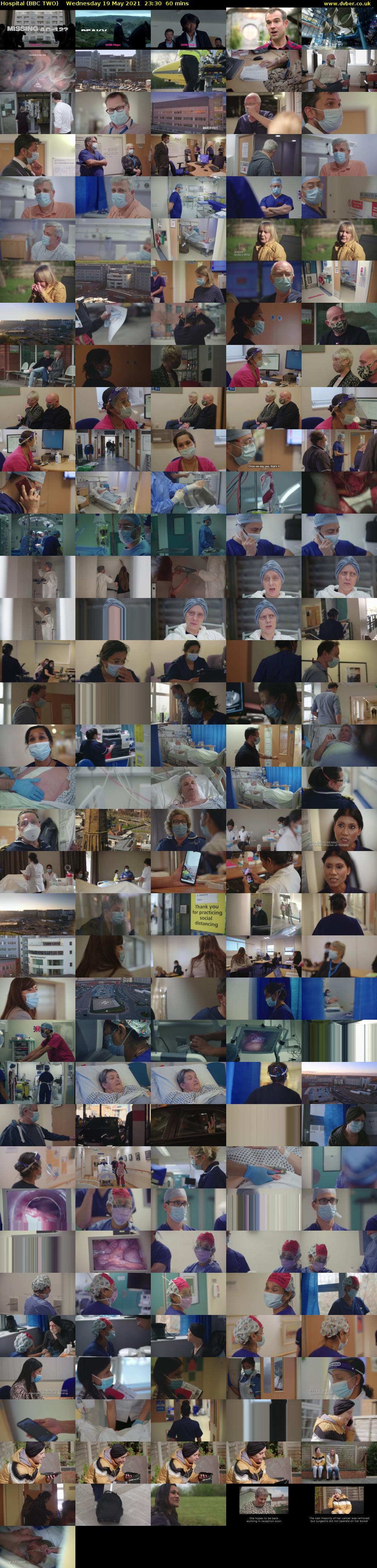 Hospital (BBC TWO) Wednesday 19 May 2021 23:30 - 00:30