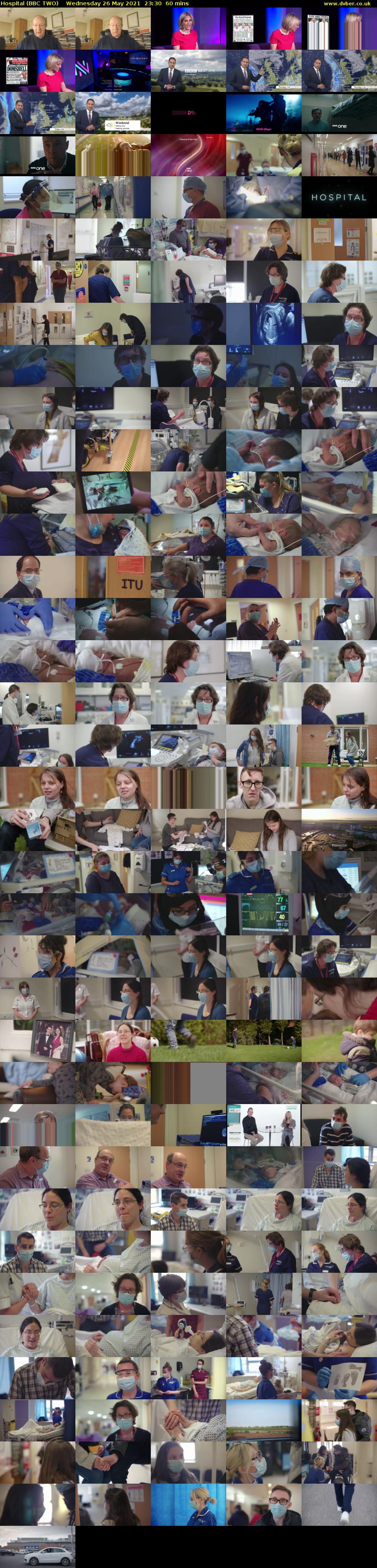 Hospital (BBC TWO) Wednesday 26 May 2021 23:30 - 00:30