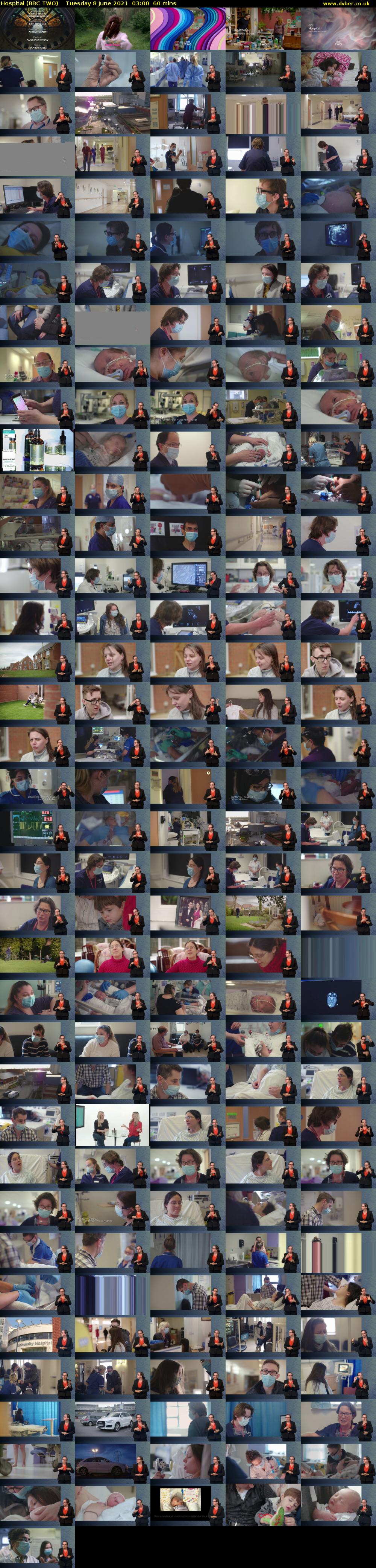 Hospital (BBC TWO) Tuesday 8 June 2021 03:00 - 04:00