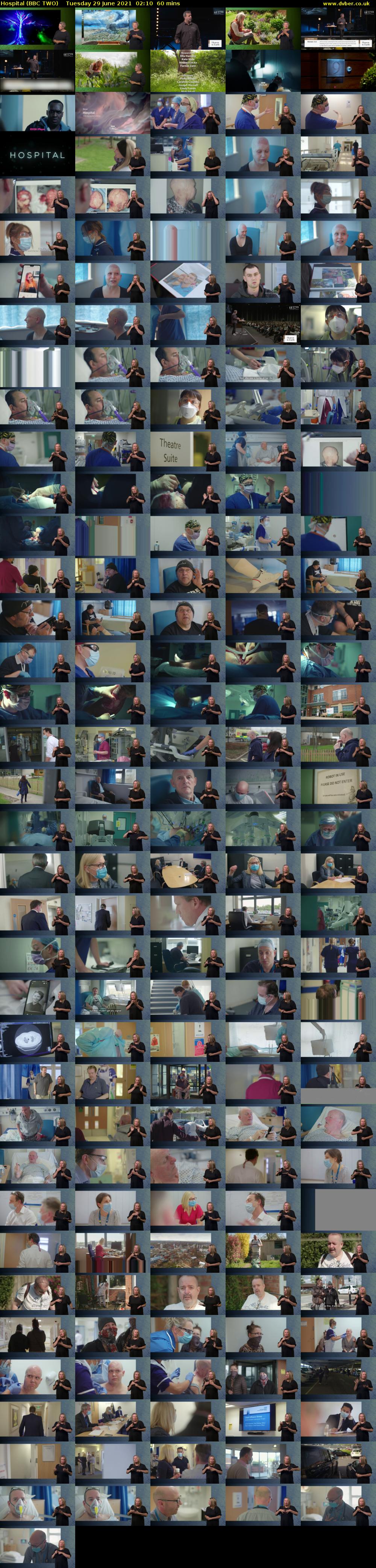 Hospital (BBC TWO) Tuesday 29 June 2021 02:10 - 03:10