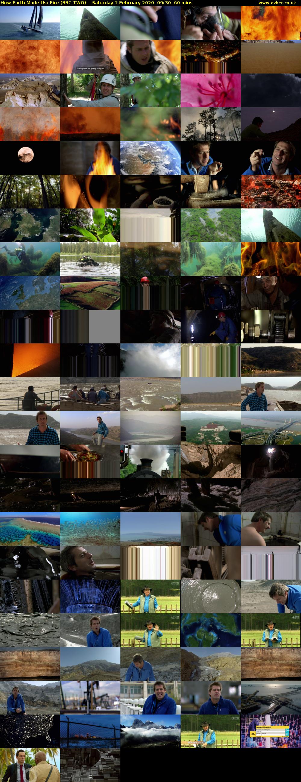 How Earth Made Us: Fire (BBC TWO) Saturday 1 February 2020 09:30 - 10:30