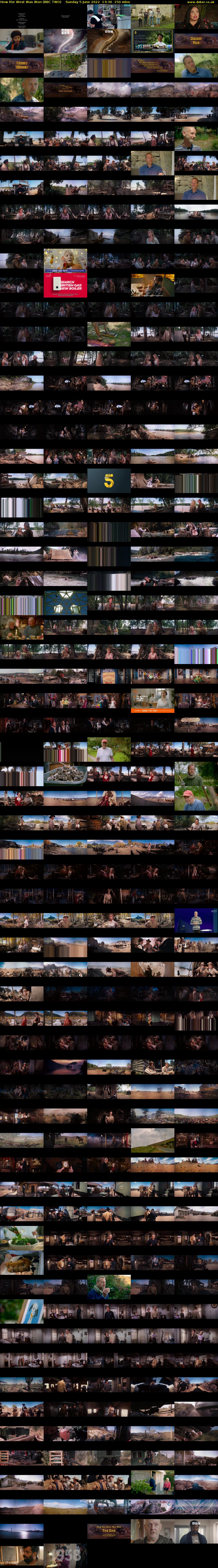 How the West Was Won (BBC TWO) Sunday 5 June 2022 13:30 - 16:00