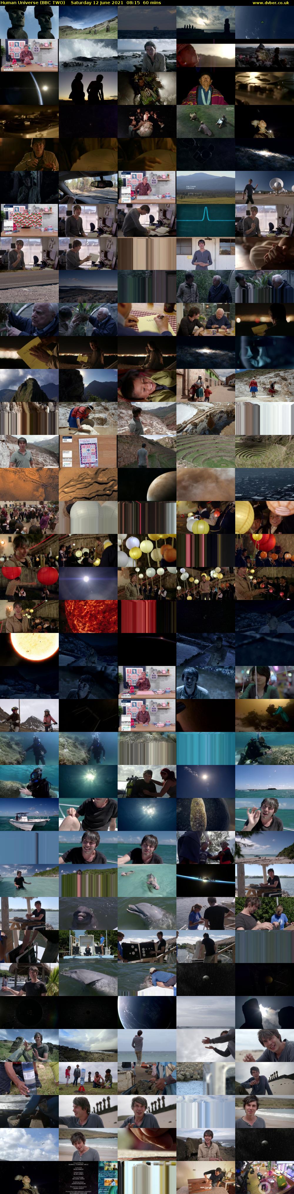 Human Universe (BBC TWO) Saturday 12 June 2021 08:15 - 09:15