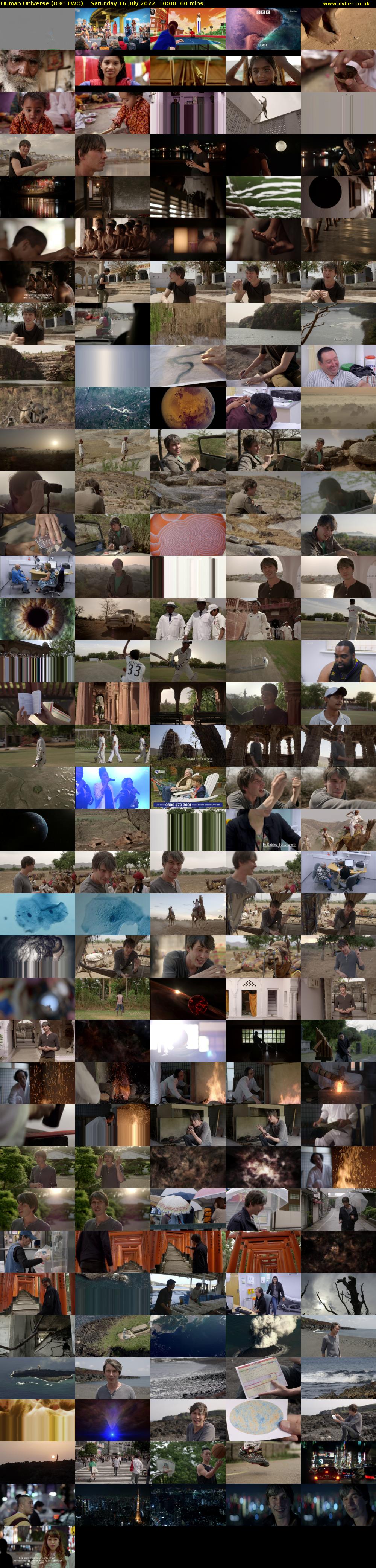 Human Universe (BBC TWO) Saturday 16 July 2022 10:00 - 11:00