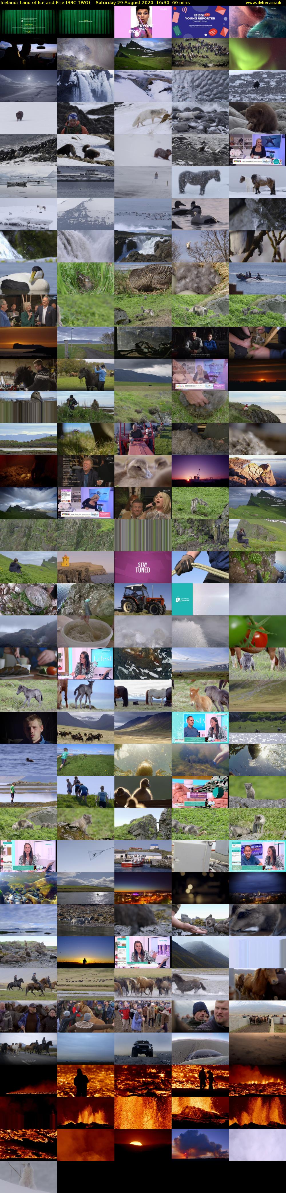 Iceland: Land of Ice and Fire (BBC TWO) Saturday 29 August 2020 16:30 - 17:30